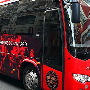 Bus Institucional Cuerpo de Bomberos de Santiago